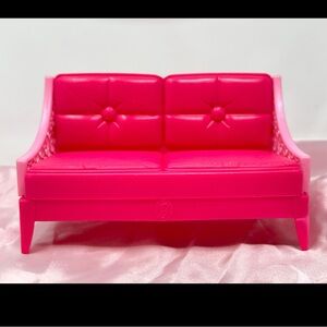 Barbie Dreamhouse Pink Sofa Couch | 2013 Mattel Dollhouse Furniture